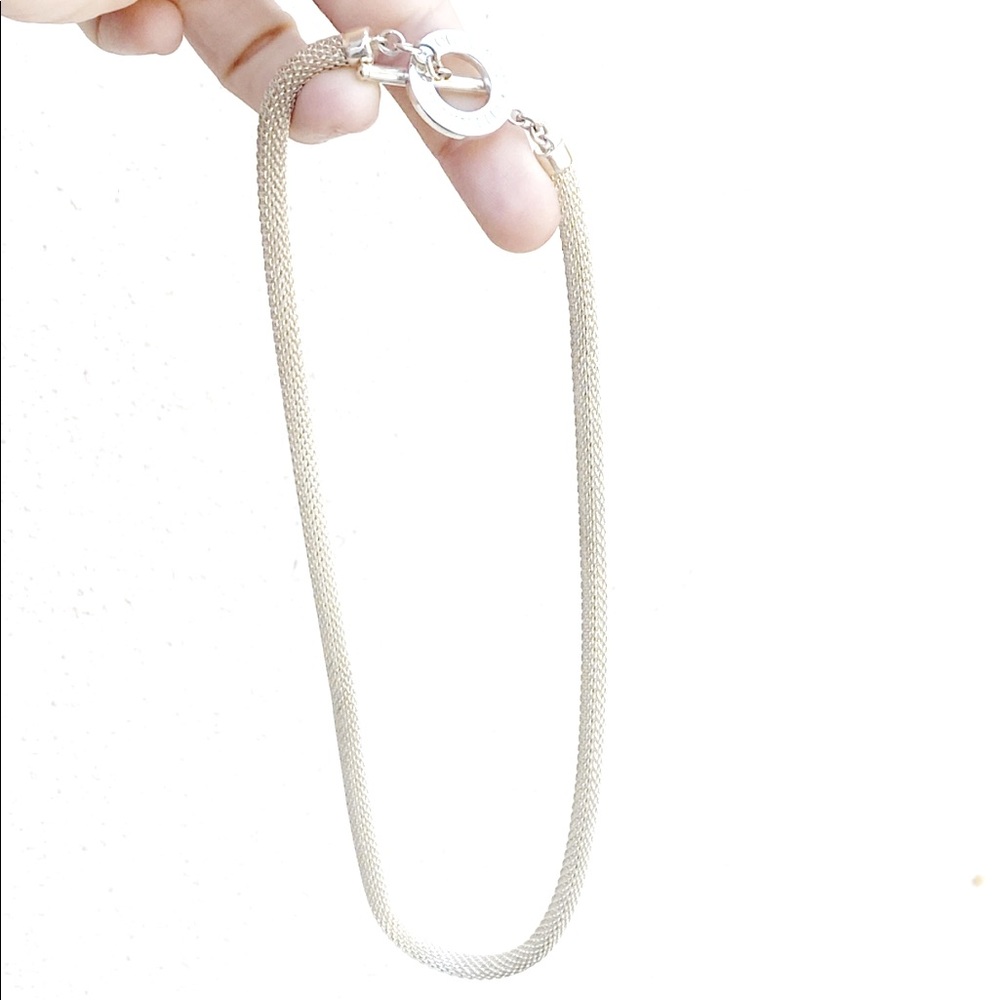 Tiffany & Co Somerset mesh necklace.